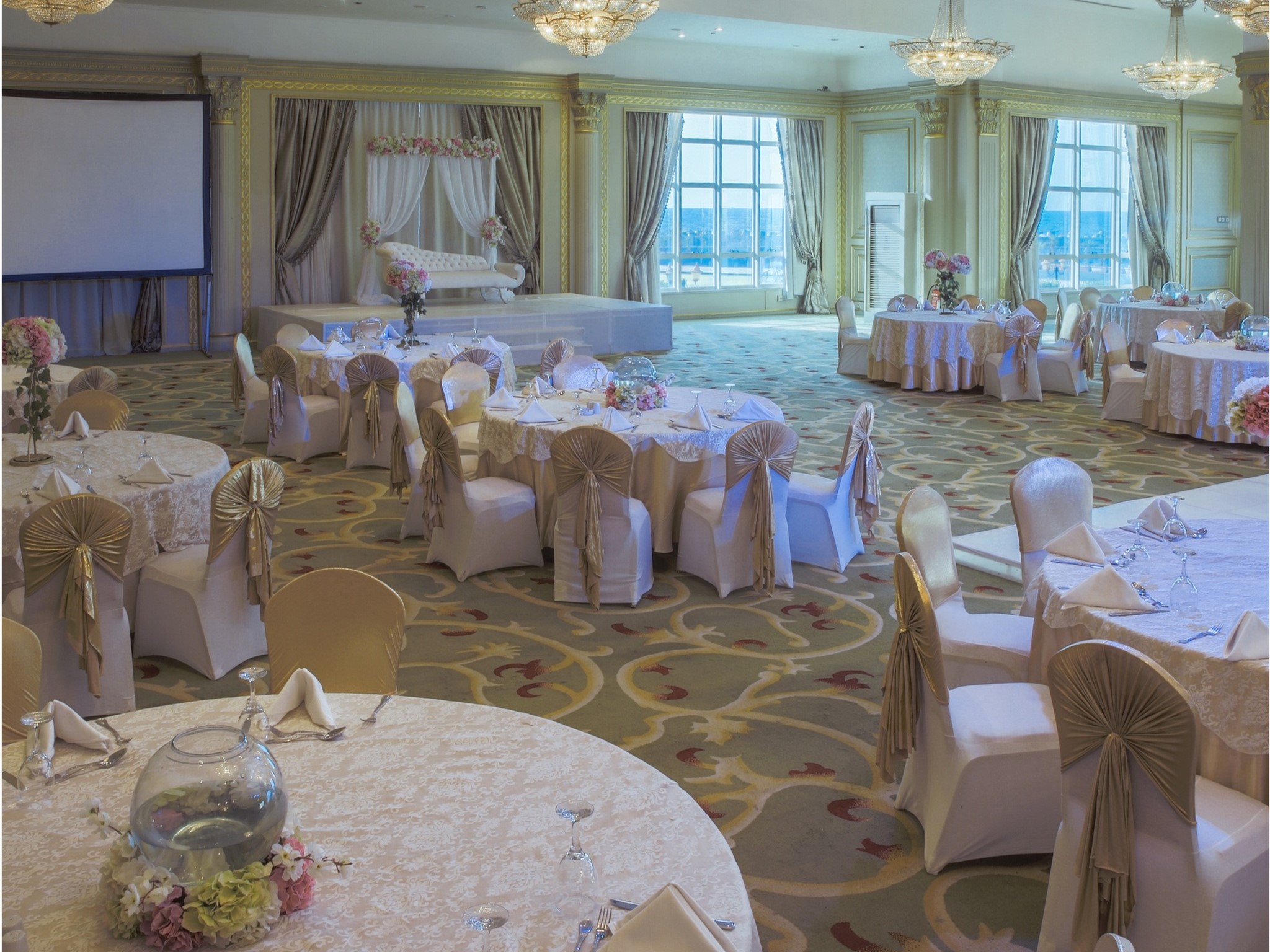 قاعة الزفاف فندق صن رايز أليكس أفينيو بيتش