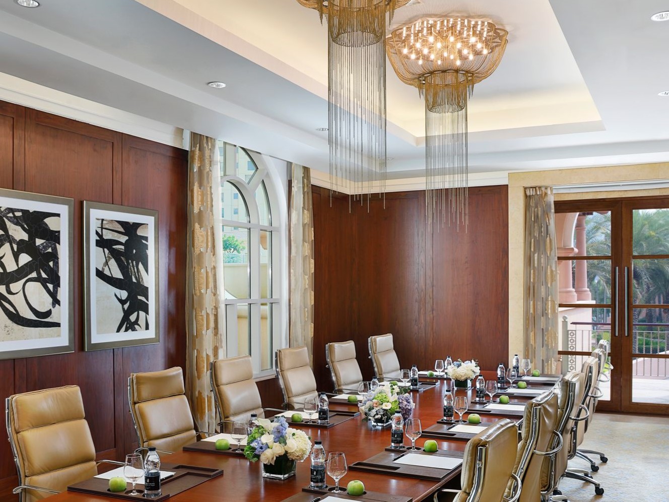 قاعات الاجتماعات فندق ذا ريتز كارلتون دبي